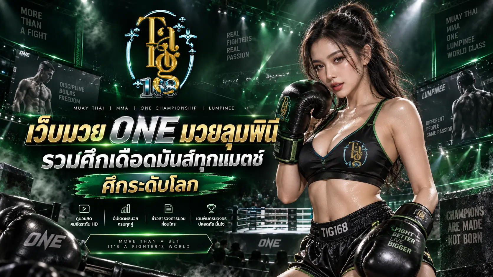 เว็บมวย tang168 ONE มวยลุมพินี รวมศึกเดือดมันส์ทุกแมตช์ ศึกระดับโลก